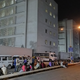 Relatives waiting outside Ahmedabad Civil Hospital